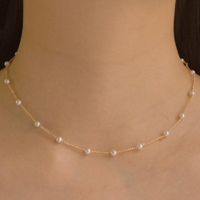 DAINTY PEARL NECKLACE