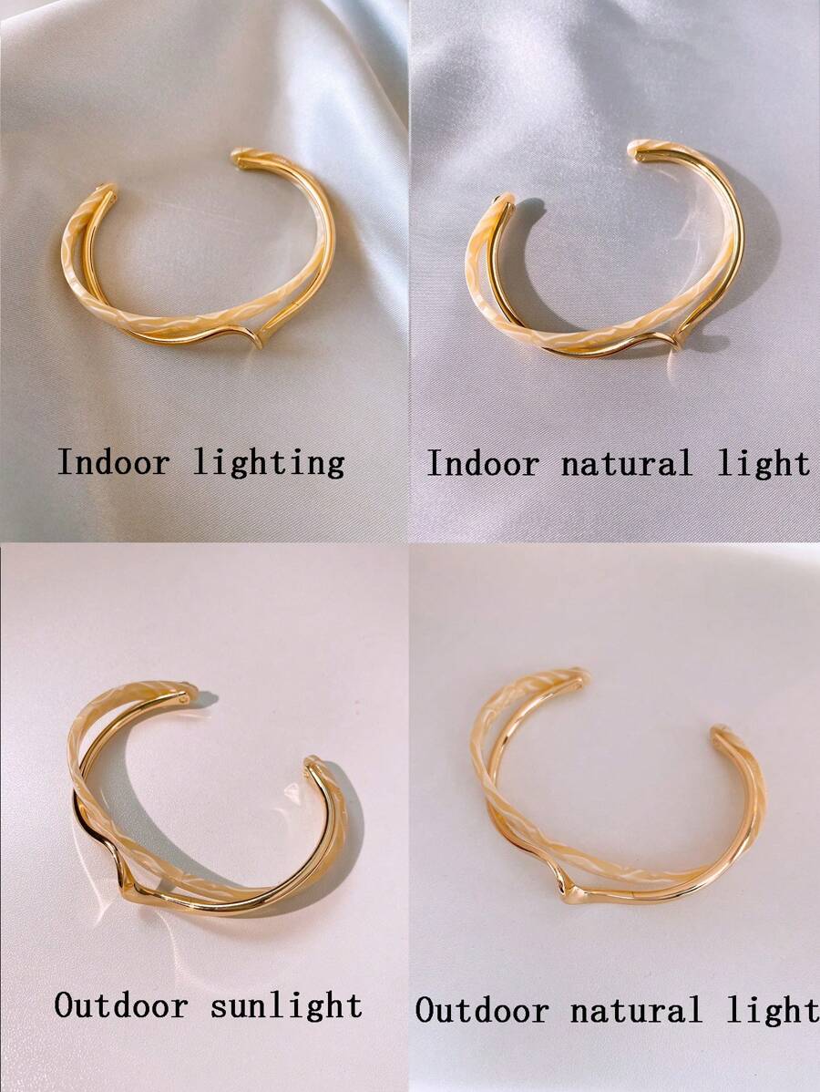 Andkiss Gilded Silhouette Cuff