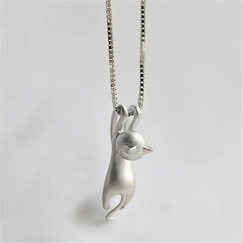DANGLING KITTY NECKLACE