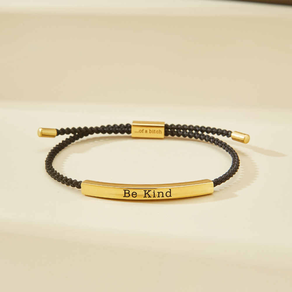 PERSONALITY STATEMENT BRACELET (ADJUSTABLE)