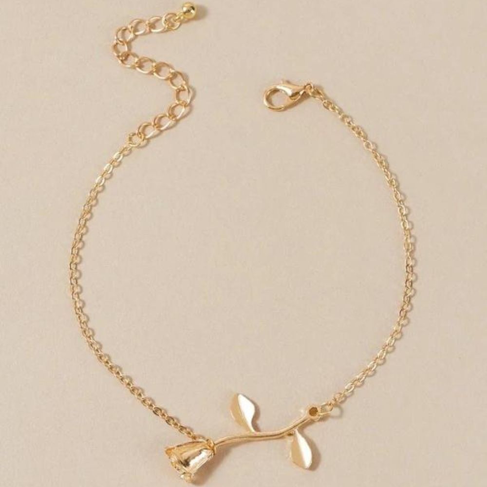 WHIMSICAL ROSE BRACELET (ADJUSTABLE)
