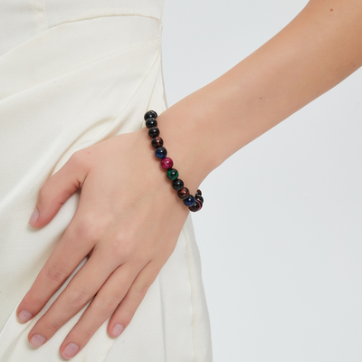 TIGER'S EYE BRACELET (ADJUSTABLE)