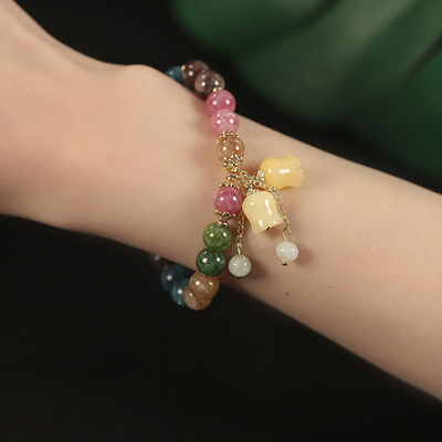 NATURAL STONES BRACELET (ADJUSTABLE)
