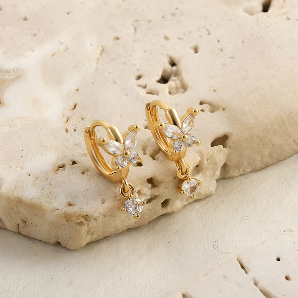 BUTTERFLY KISS EARRINGS (PAIR)