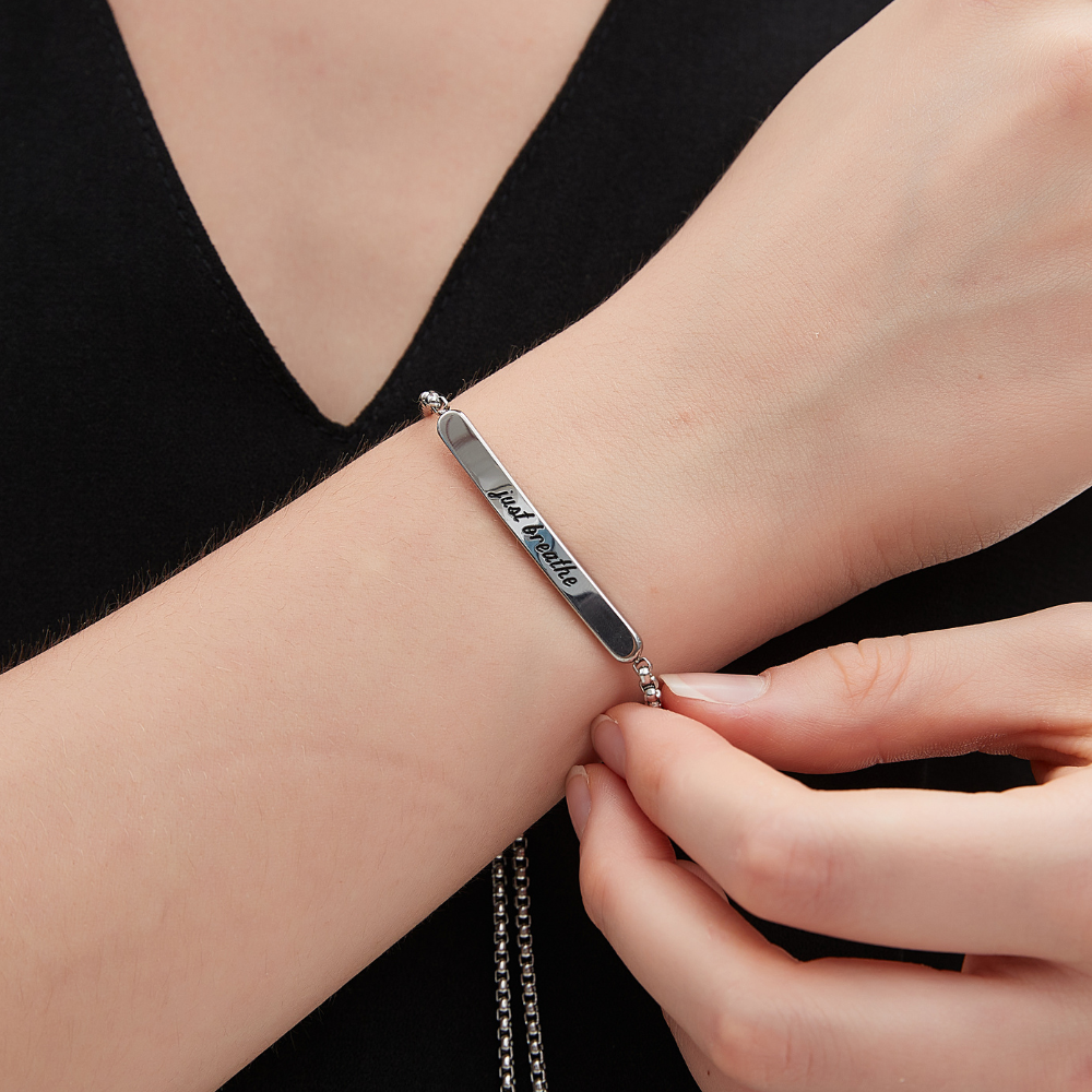 JUST BREATHE BRACELET (ADJUSTABLE)