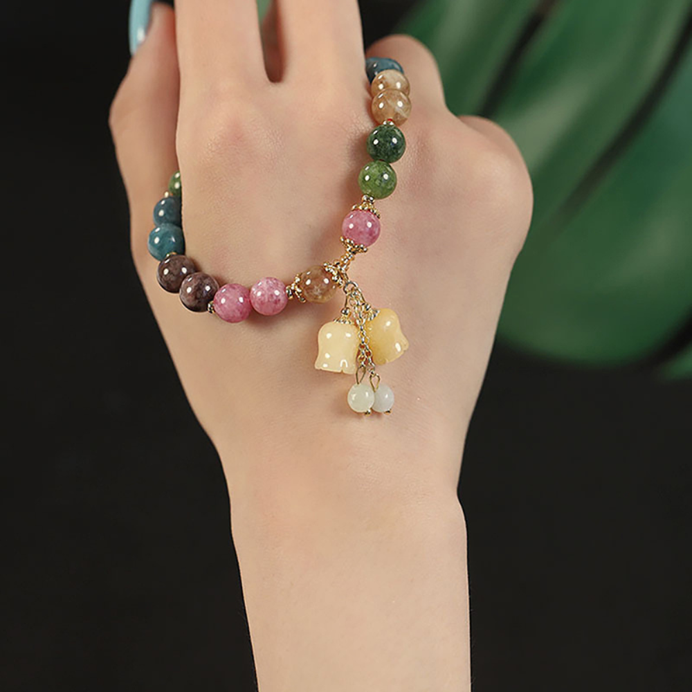 NATURAL STONES BRACELET (ADJUSTABLE)