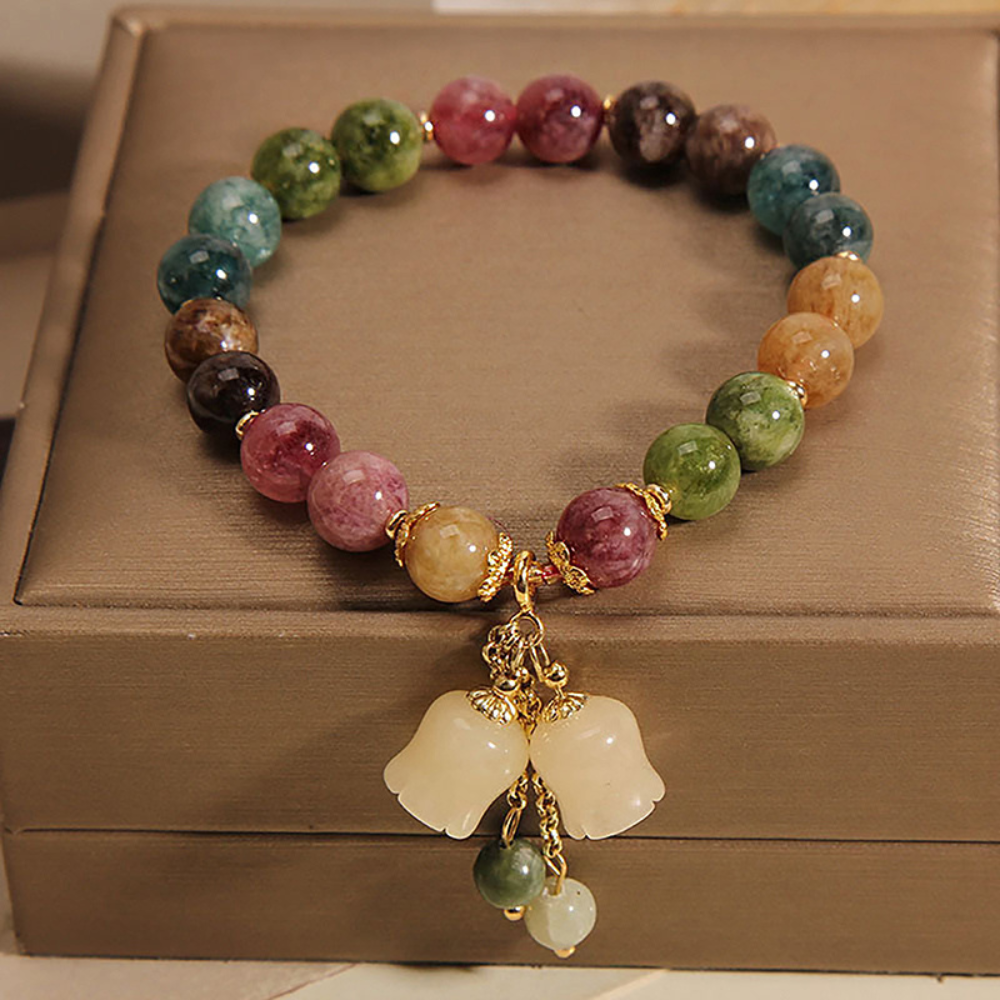 NATURAL STONES BRACELET (ADJUSTABLE)