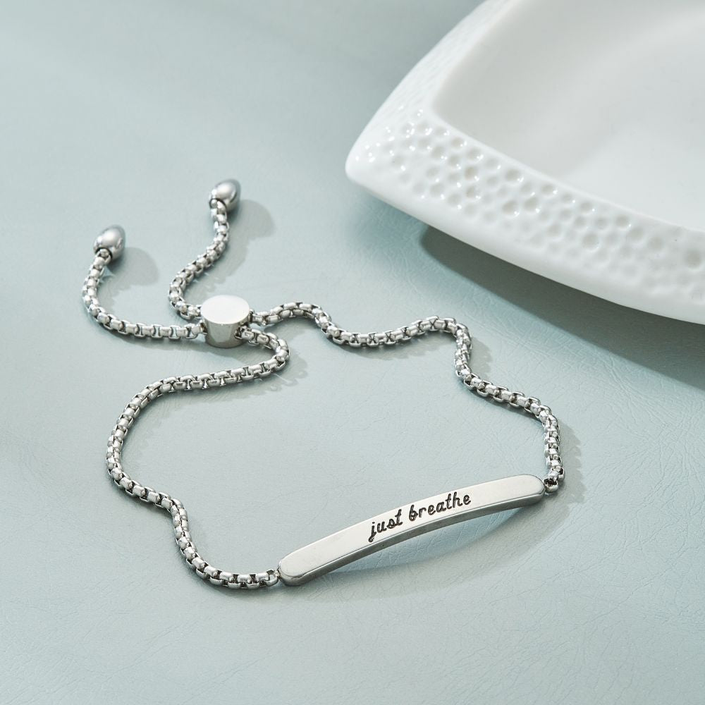JUST BREATHE BRACELET (ADJUSTABLE)