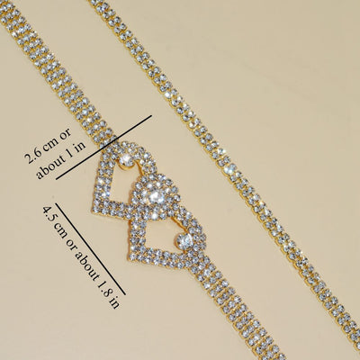 SPARKLING HEART ANKLET