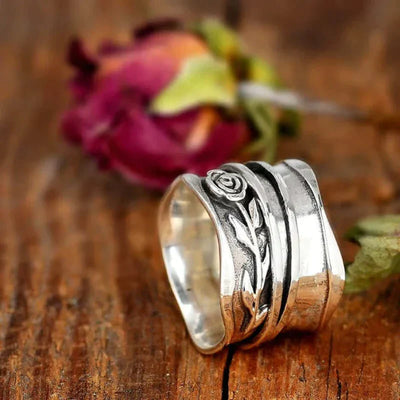 Vintage Silver Flower Ring (BUY 1 GET 1 FREE)