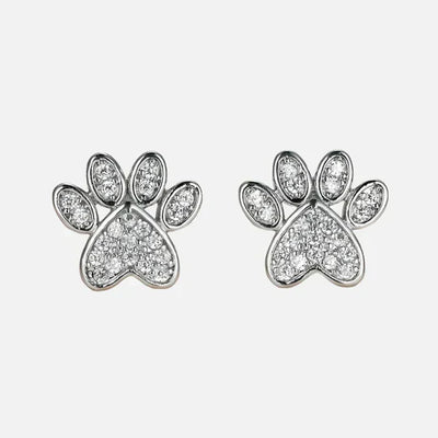 Arielle - Heart-shaped paw ear plug | Silver