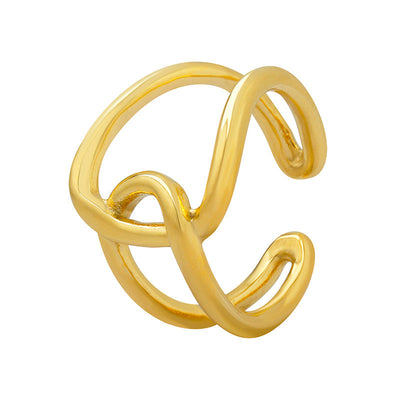Alina Golden Knot Ring