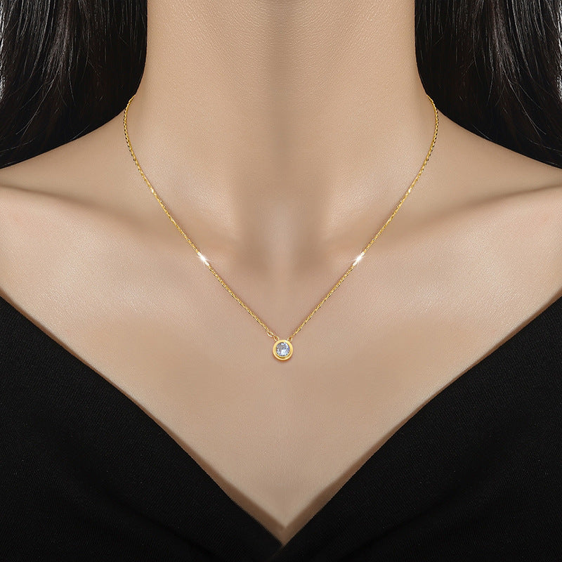 Beaumont Gold Crystal Pendant
