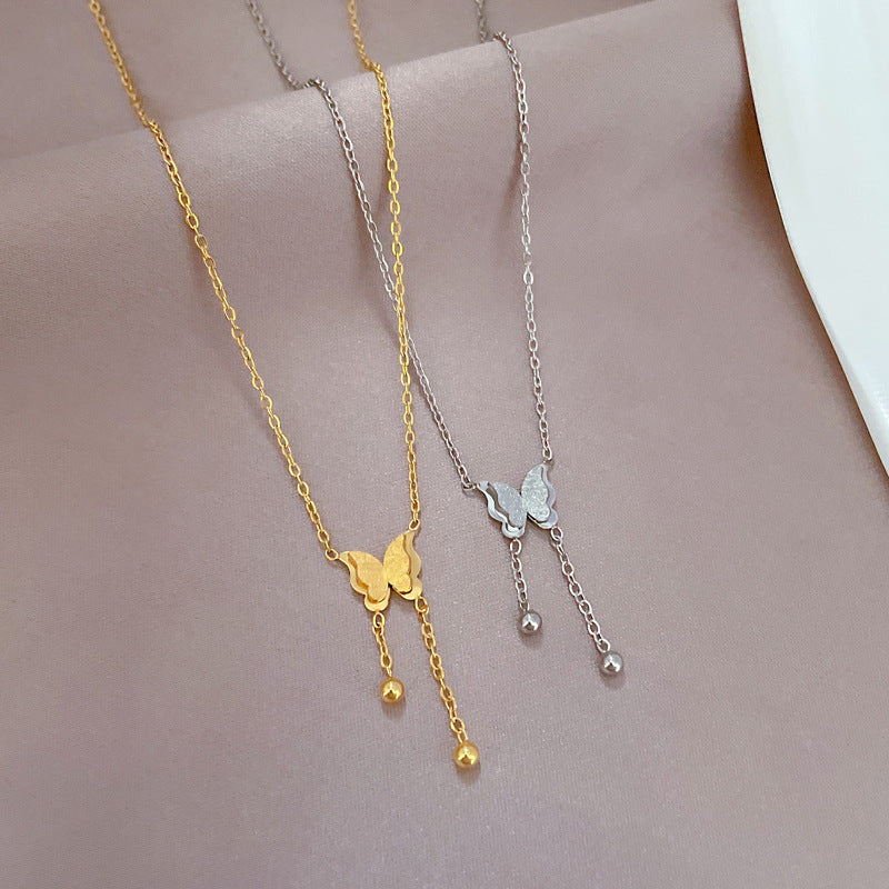 Elira's Flutter Gold Pendant