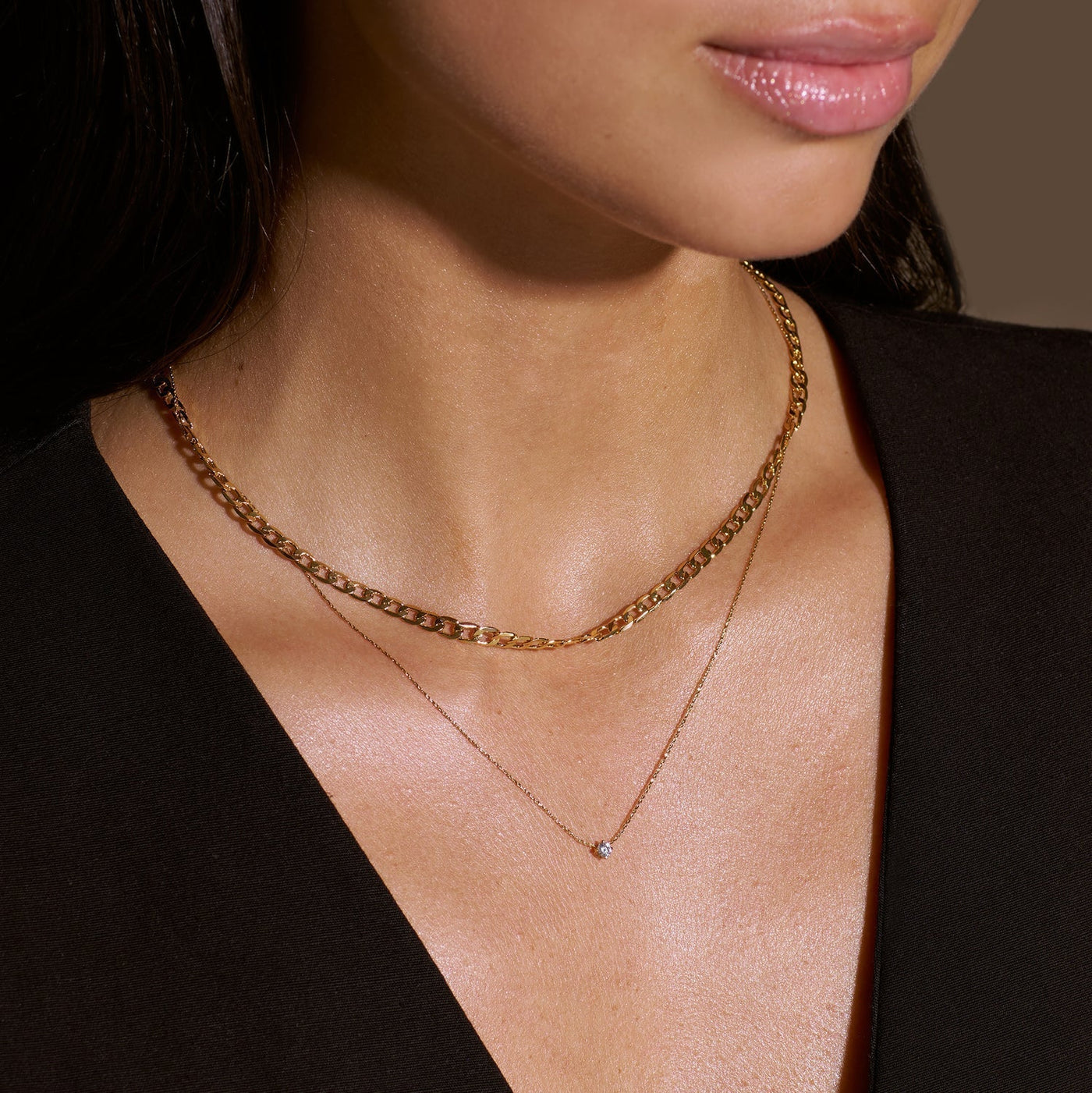 Flat Link Chain Necklace