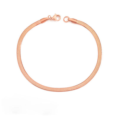 Stella Herringbone Chain Bracelet