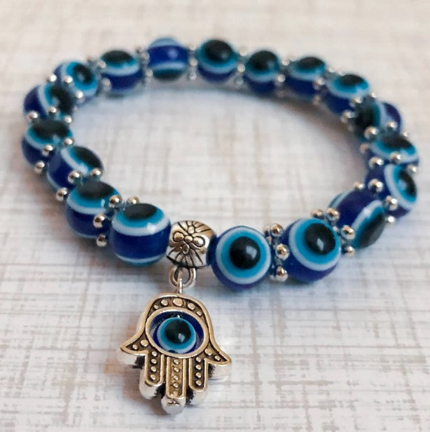 EVIL EYE BRACELET (ADJUSTABLE)