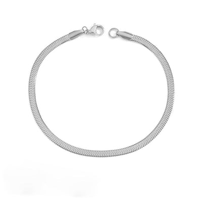 Stella Herringbone Chain Bracelet