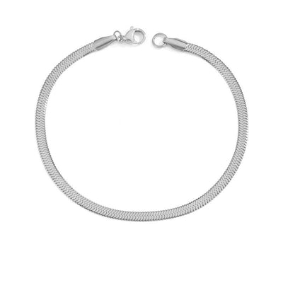 Stella Herringbone Chain Bracelet