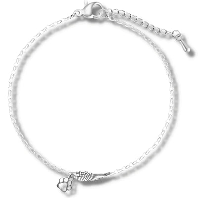 Eloise - Memorial bracelet with angel wing | Silver