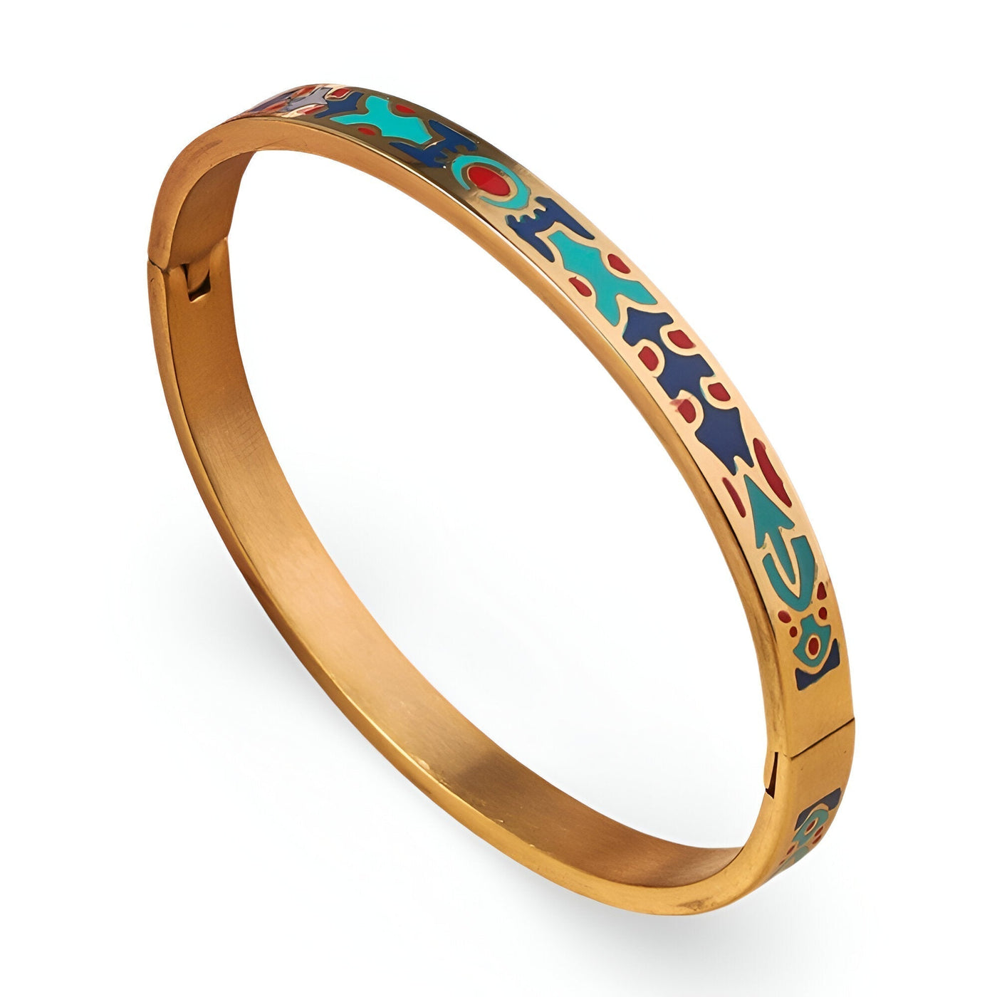Turqoise and Blue Golden Bracelet