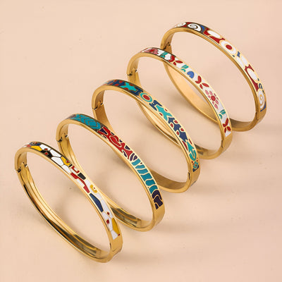 Turqoise and Blue Golden Bracelet