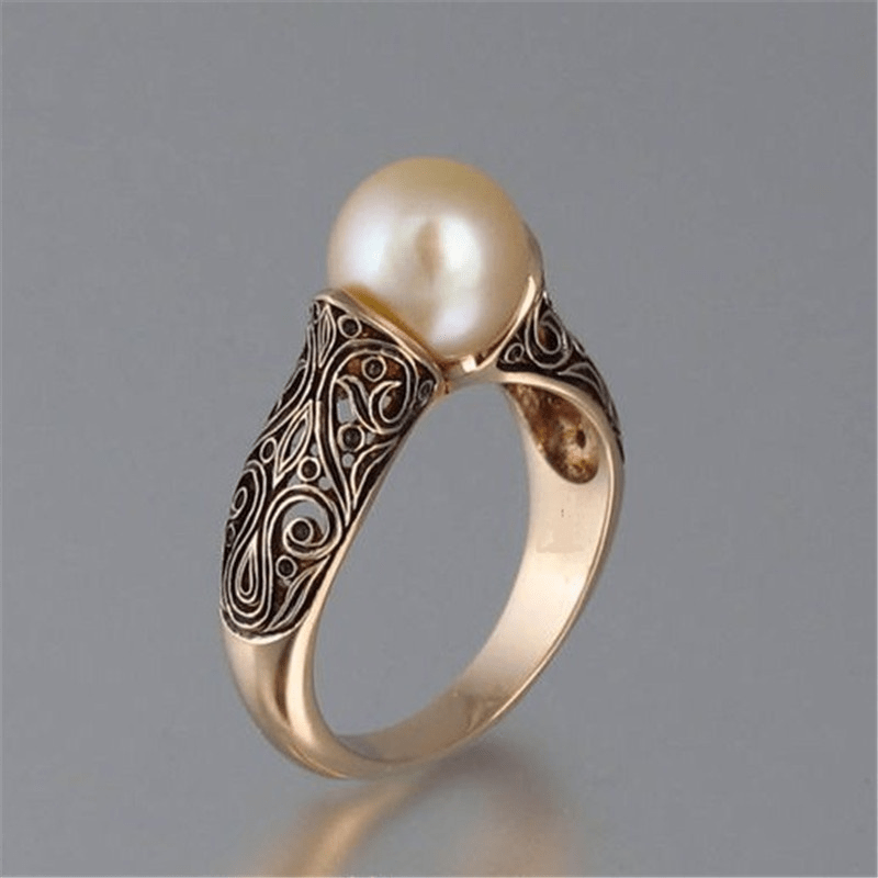 Vintage Pearl Golden Ring (BUY 1 GET 1 FREE)