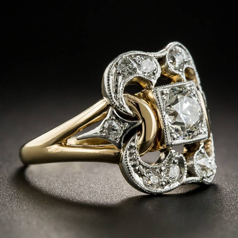 Vintage Zirconia Gold Ring (BUY 1 GET 1 FREE)
