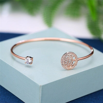 "TREE OF LIFE" GEM BRACELET (ADJUSTABLE)