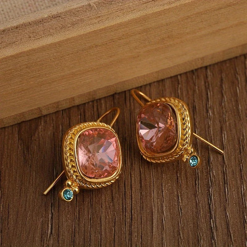 Deep pink Classic Earrings for You